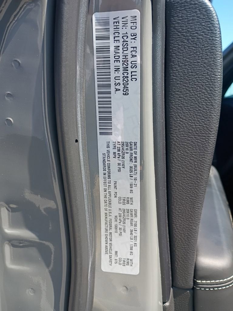 2021 Dodge Durango SRT Hellcat
