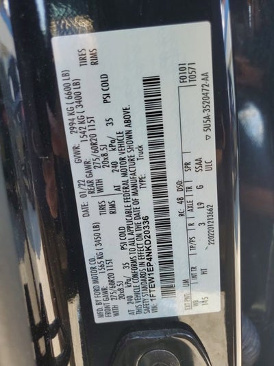 2022 Ford F-150 XL