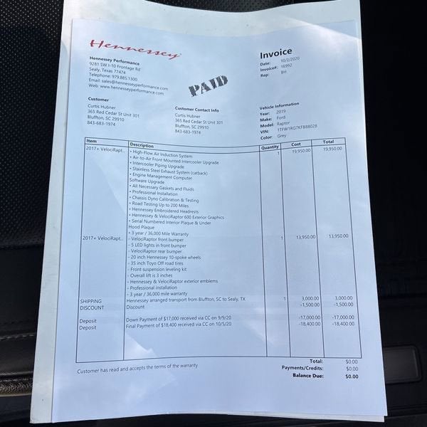 2019 Ford F-150 Raptor