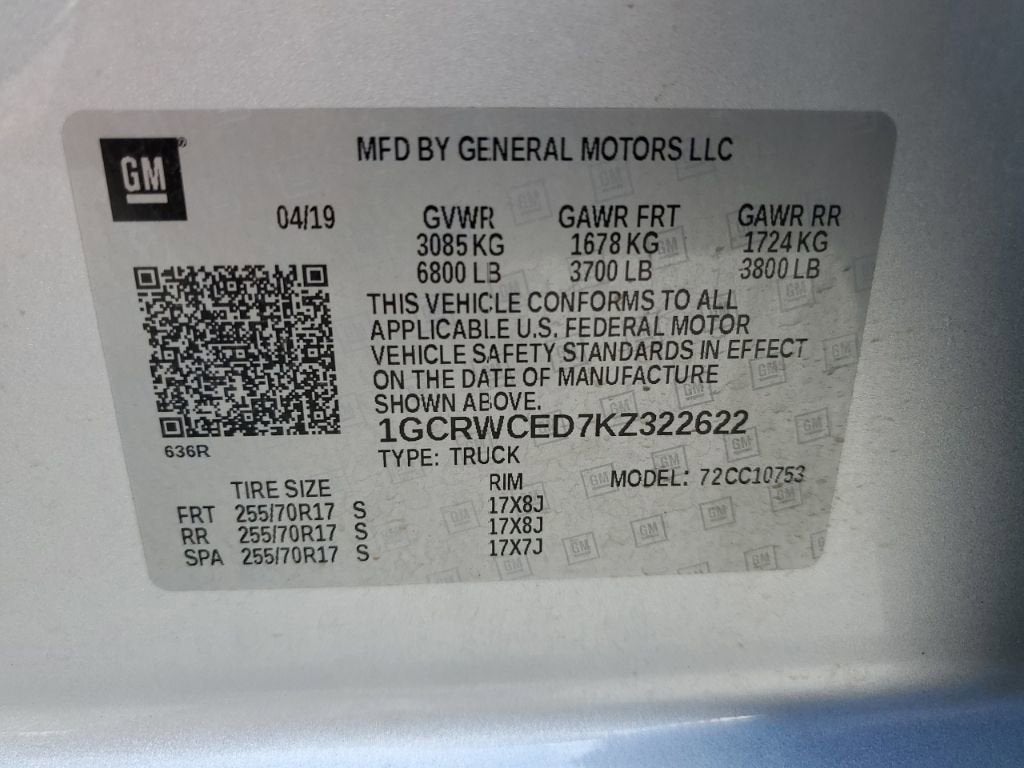 2019 Chevrolet Silverado 1500 LT