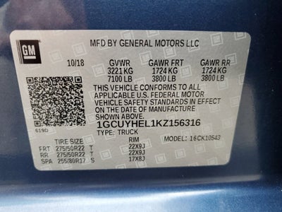 2019 Chevrolet Silverado 1500 High Country