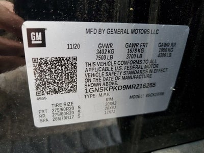 2021 Chevrolet Tahoe Z71