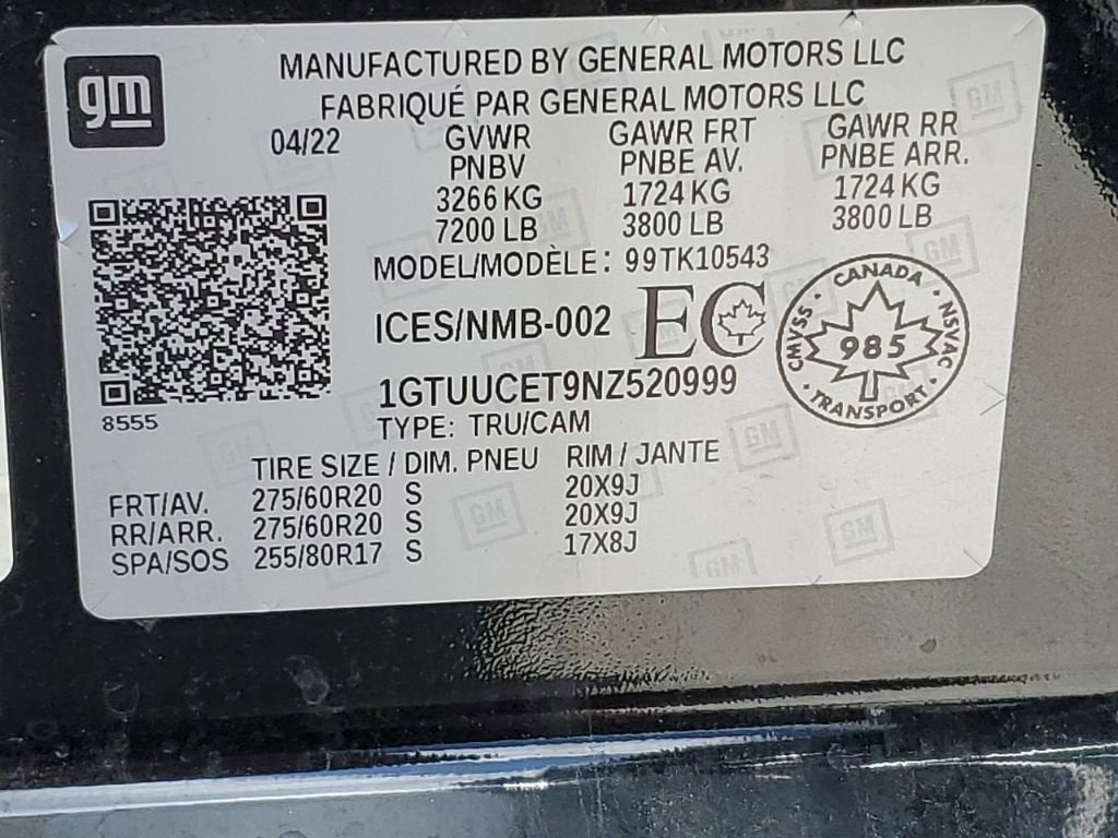2022 GMC Sierra 1500 Elevation