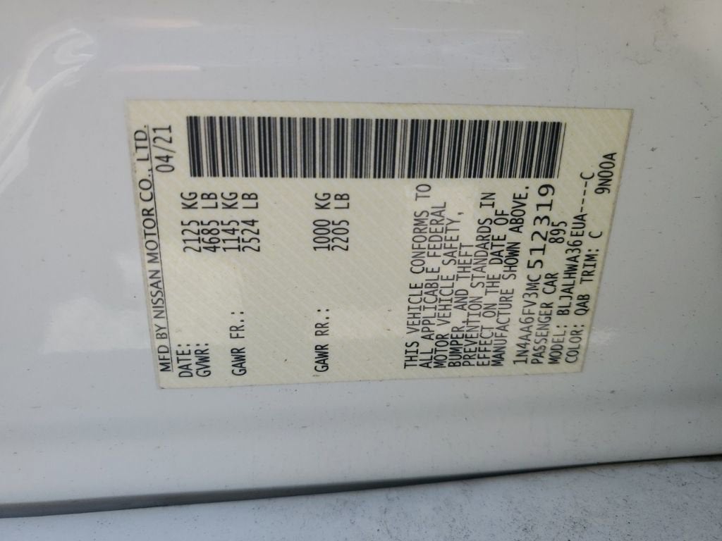 2021 Nissan Maxima Platinum
