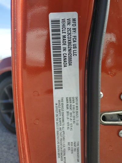 2022 Dodge Charger SXT