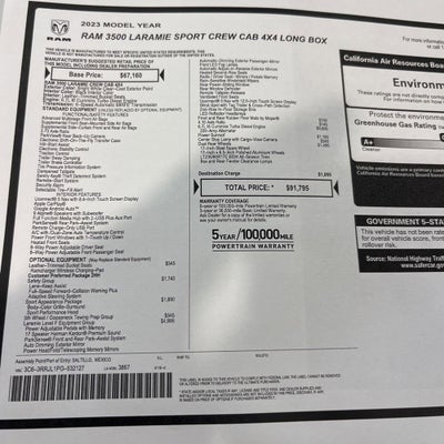 2023 RAM 3500 Laramie