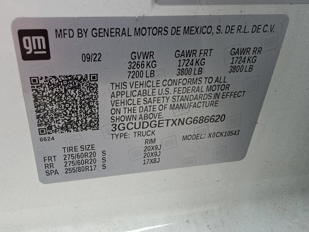 2022 Chevrolet Silverado 1500 LTZ