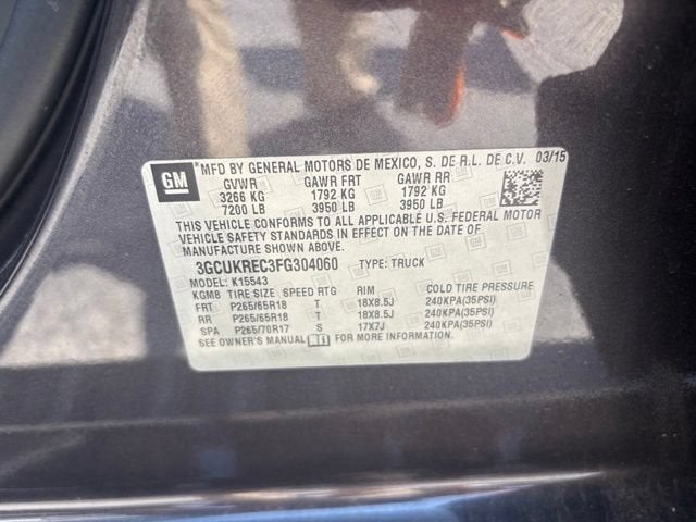 2015 Chevrolet Silverado 1500 LT