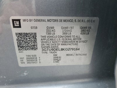 2019 GMC Sierra 1500 SLT