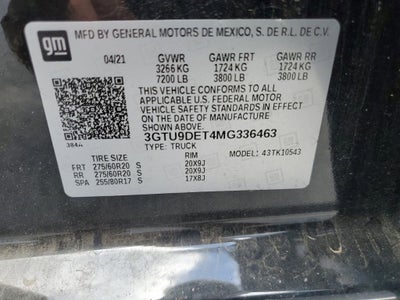 2021 GMC Sierra 1500 SLT