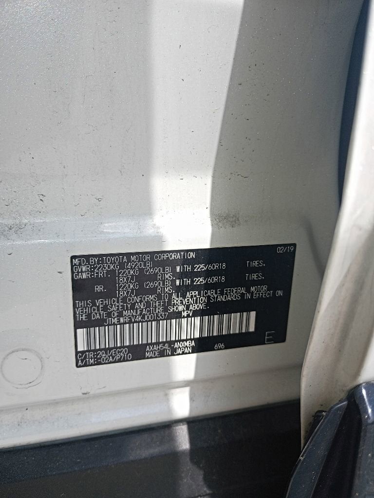 2019 Toyota RAV4 Hybrid XSE