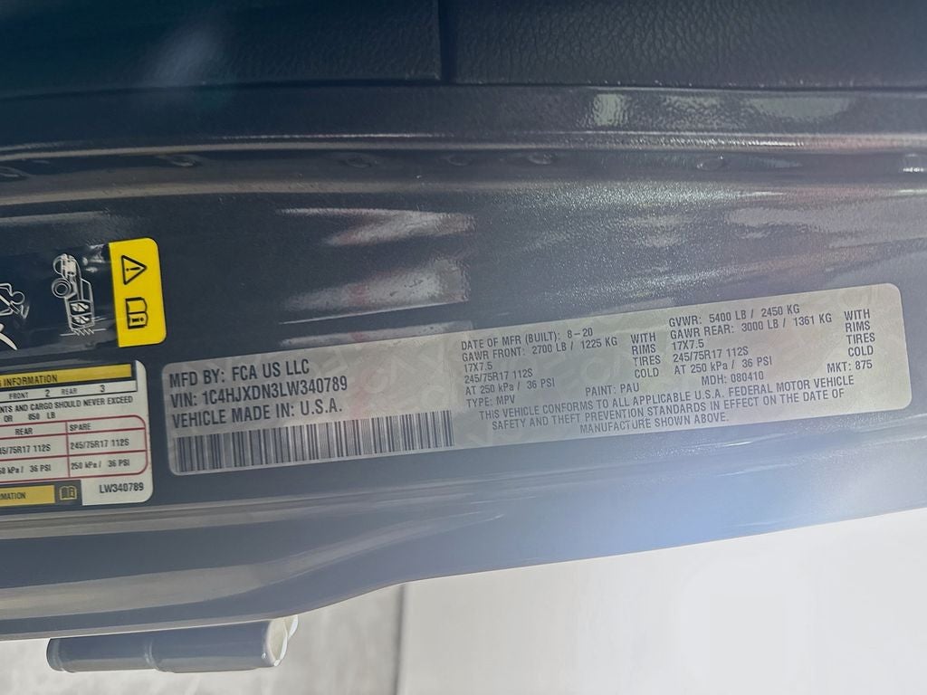 2020 Jeep Wrangler Unlimited Sport S