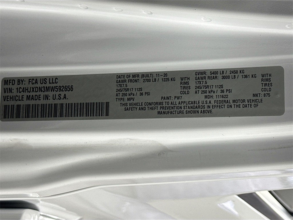 2021 Jeep Wrangler Unlimited Sport S