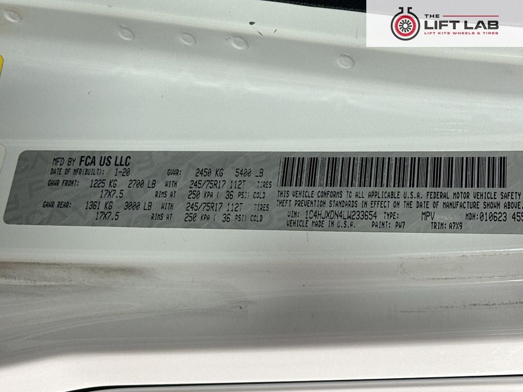 2020 Jeep Wrangler Unlimited Sport S LIFT LAB LEVEL 2