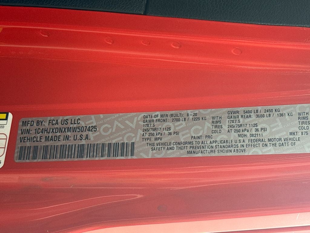 2021 Jeep Wrangler Unlimited Sport S