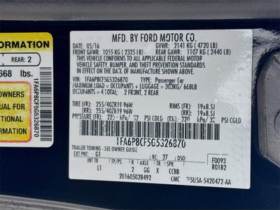 2016 Ford Mustang GT Premium