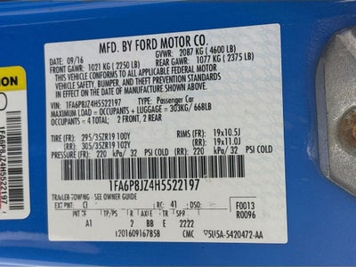 2017 Ford Mustang Shelby GT350