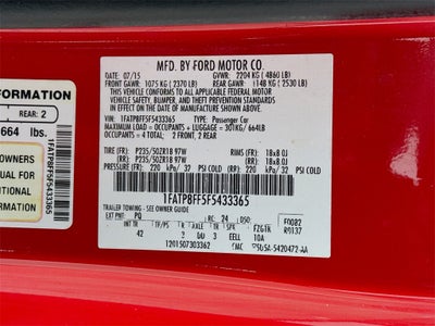 2015 Ford Mustang GT Premium