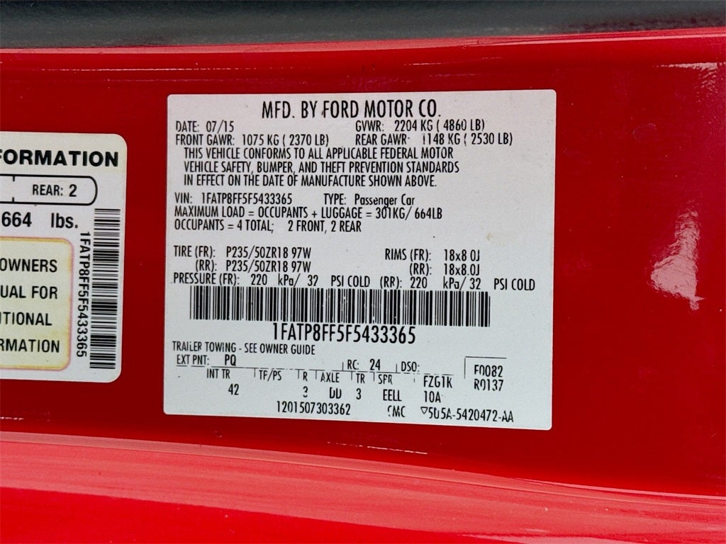 2015 Ford Mustang GT Premium