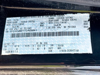 2007 Ford E-450SD Base