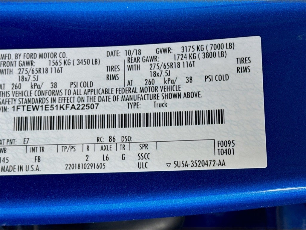 2019 Ford F-150 XLT Rocky Ridge Lift Lab Suspension