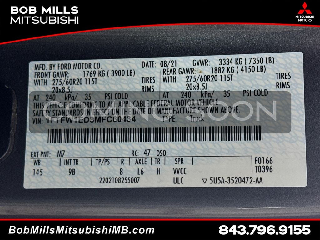 2021 Ford F-150 Platinum