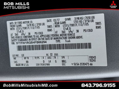 2017 Ford F-150 Raptor