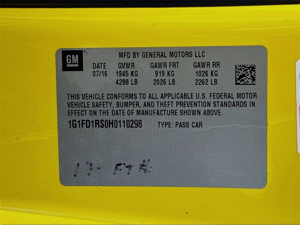 2017 Chevrolet Camaro 2LT 2LT