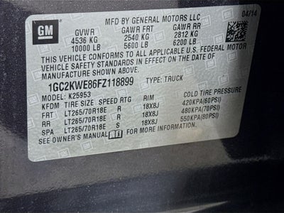 2015 Chevrolet Silverado 2500HD LTZ