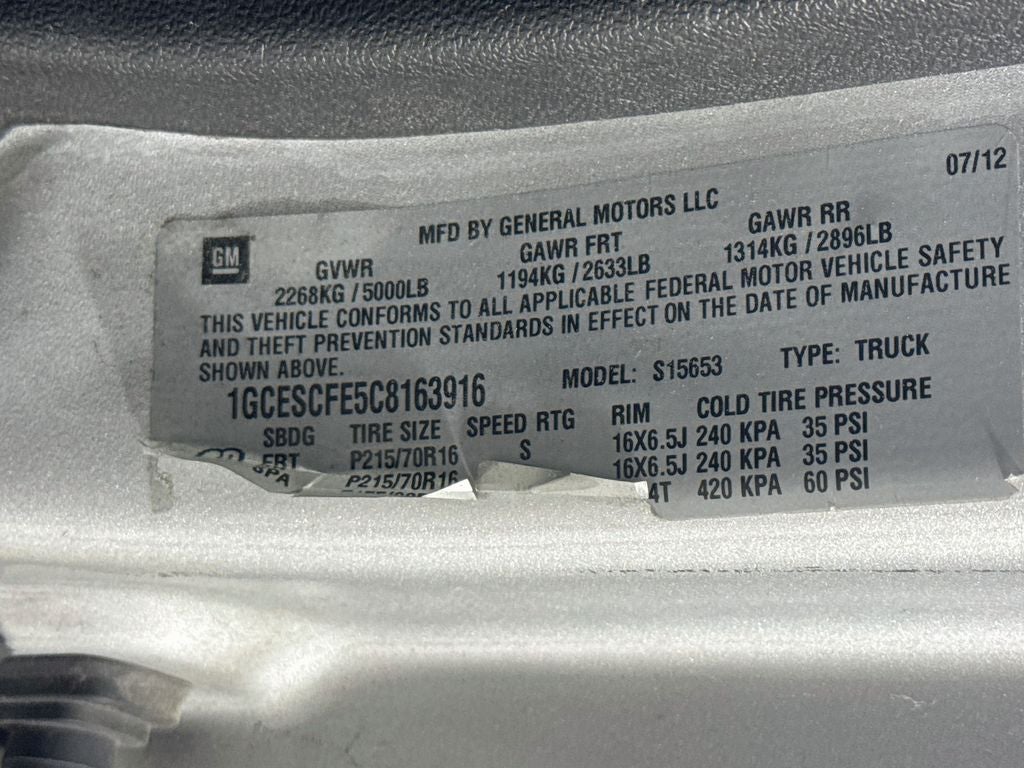 2012 Chevrolet Colorado 1LT