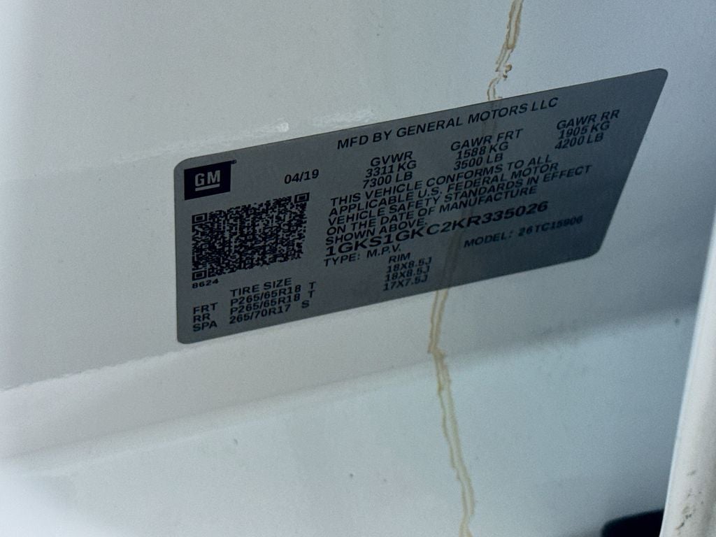 2019 GMC Yukon XL SLT