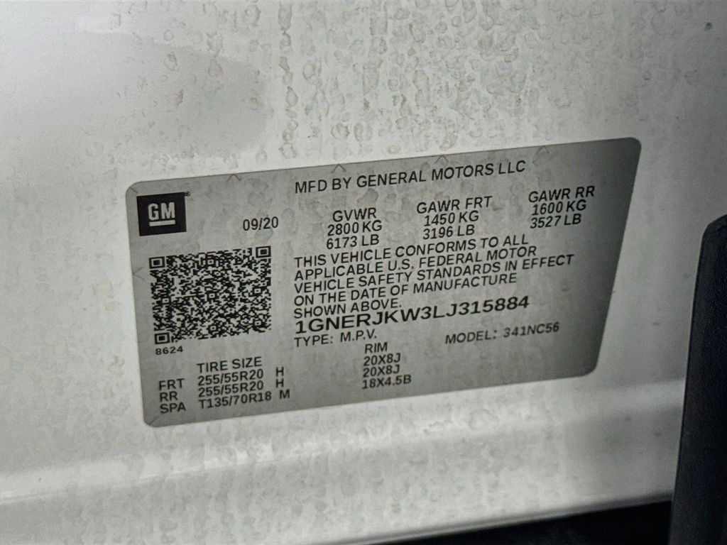 2020 Chevrolet Traverse RS