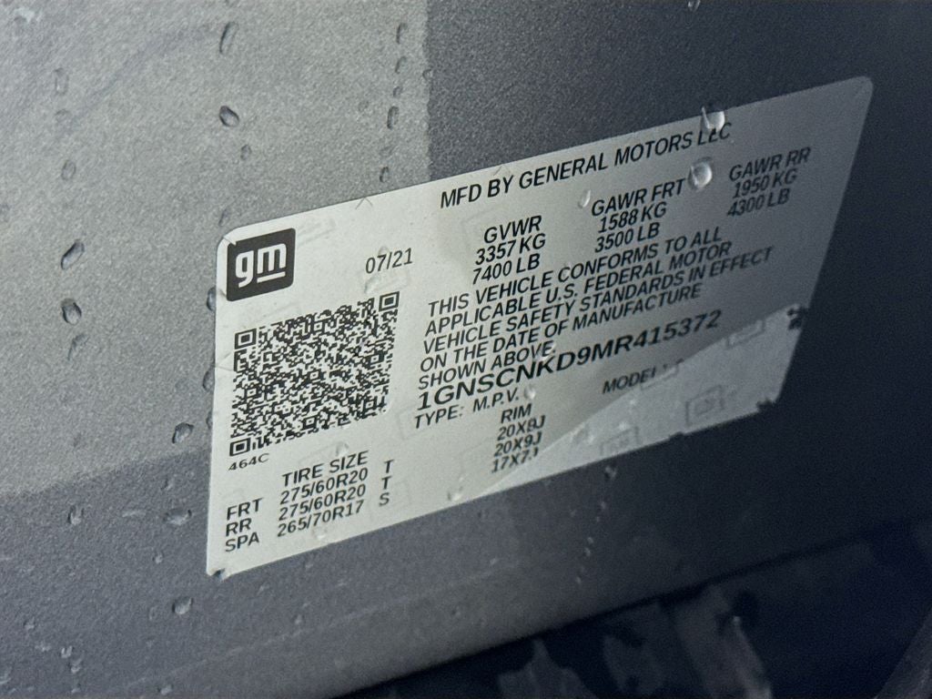 2021 Chevrolet Tahoe LT