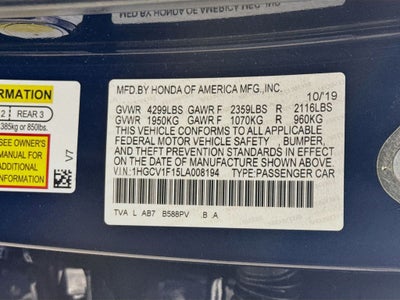 2020 Honda Accord LX