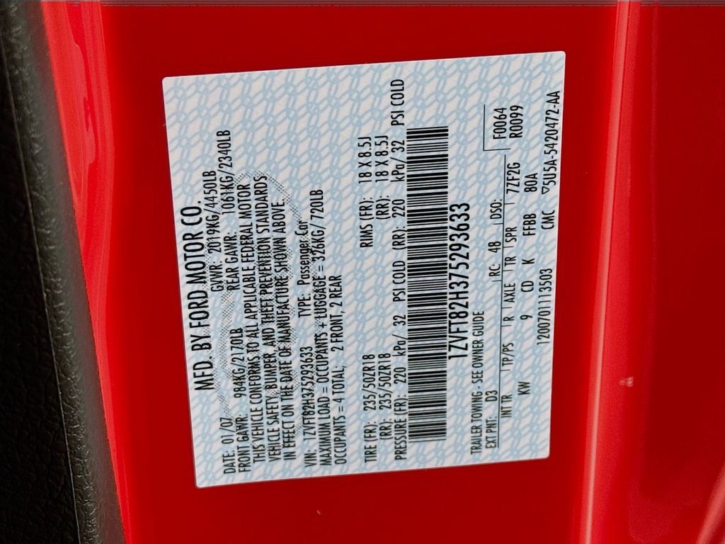 2007 Ford Mustang GT Premium