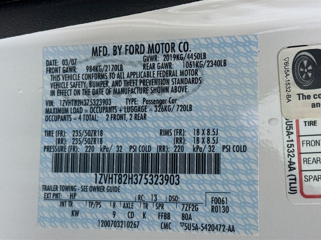 2007 Ford Mustang Shelby