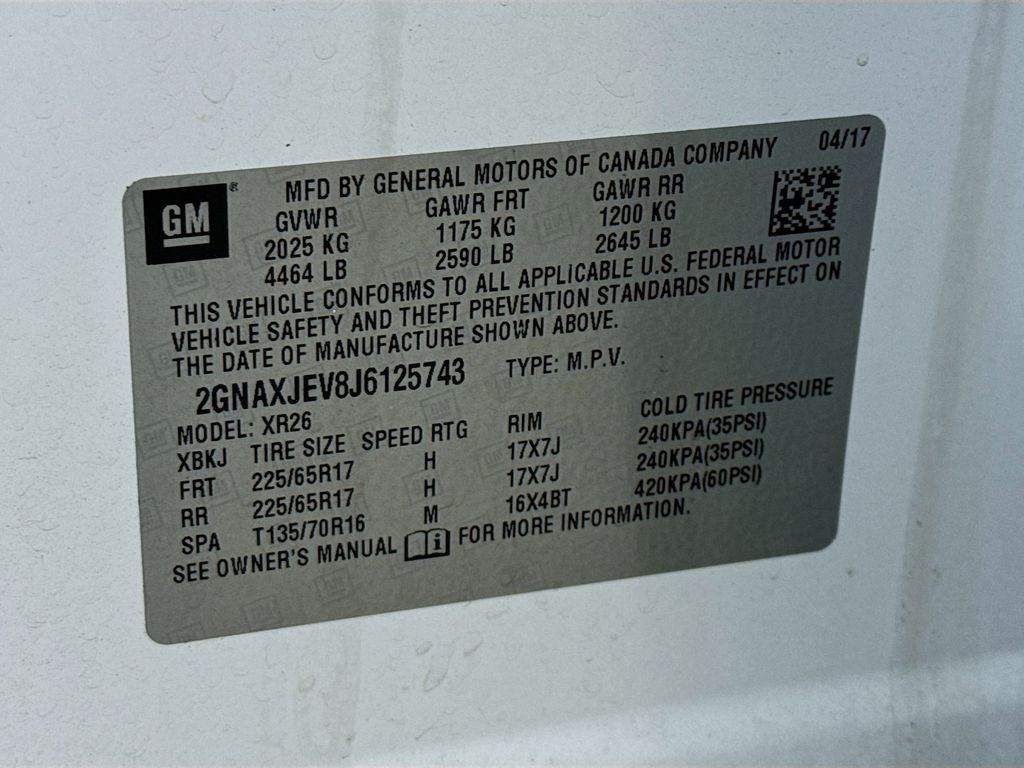 2018 Chevrolet Equinox LT