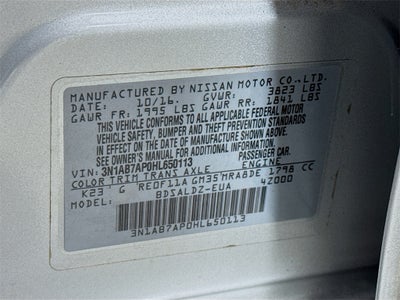 2017 Nissan Sentra SV