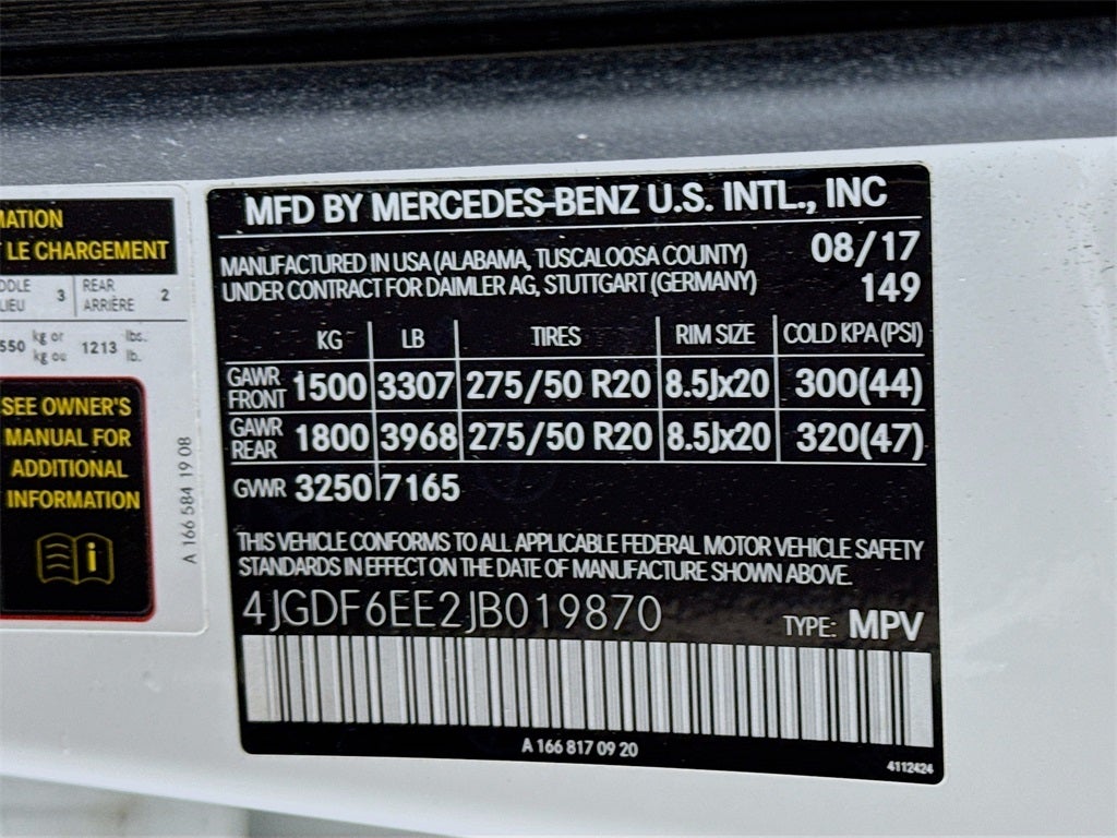 2018 Mercedes-Benz GLS GLS 450 4MATIC®