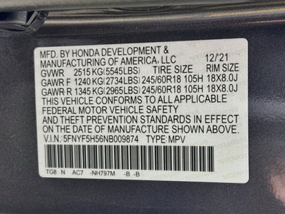 2022 Honda Pilot EX-L