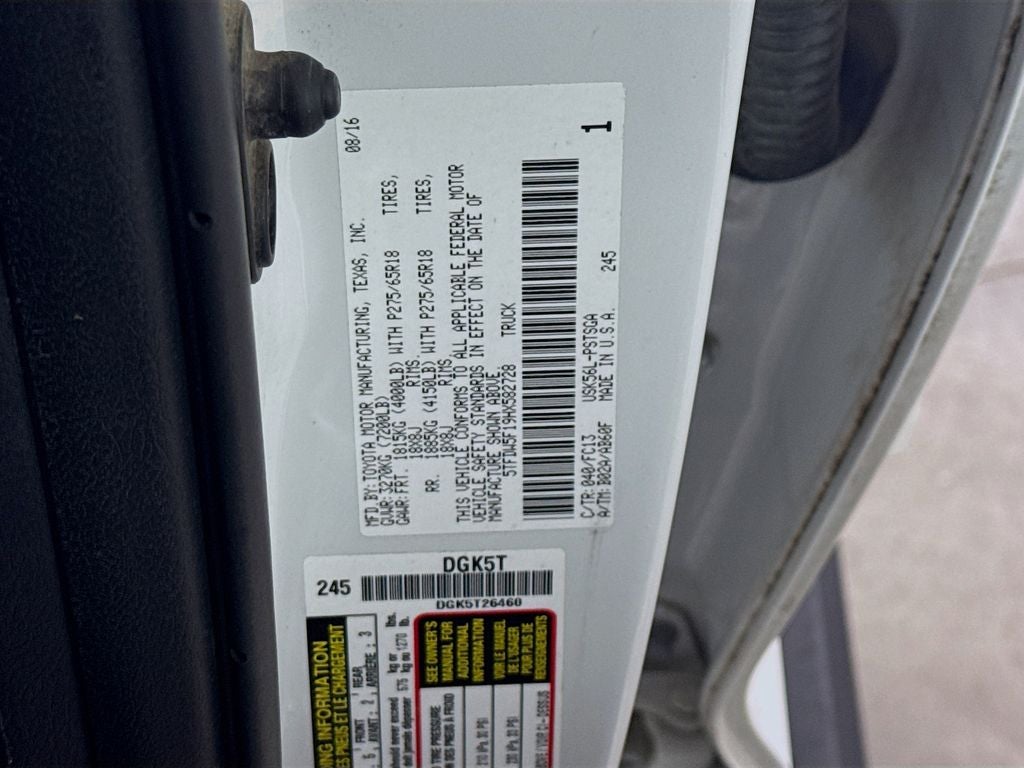 2017 Toyota Tundra SR5 Lift Lab