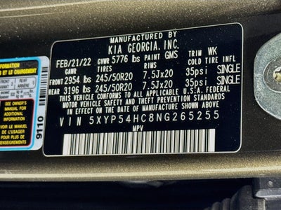 2022 Kia Telluride SX