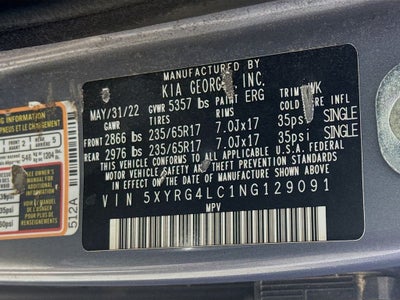 2022 Kia Sorento LX