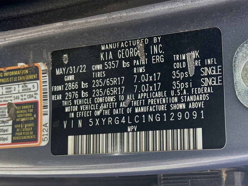 2022 Kia Sorento LX