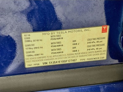 2016 Tesla Model S 70