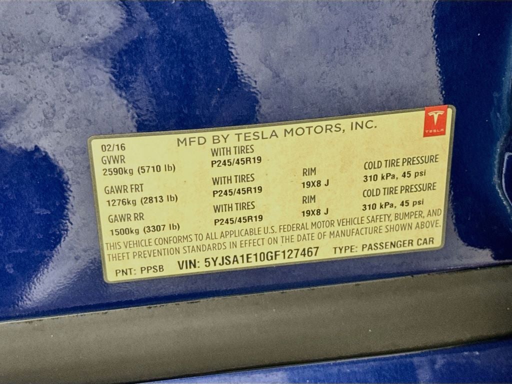 2016 Tesla Model S 70