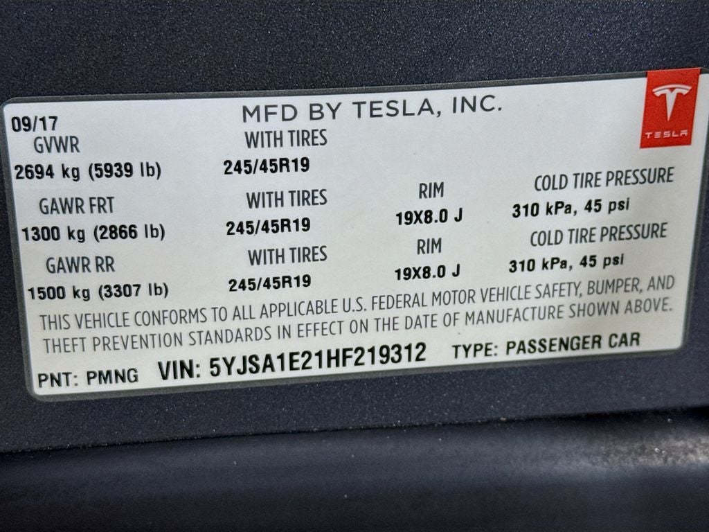 2017 Tesla Model S 100D