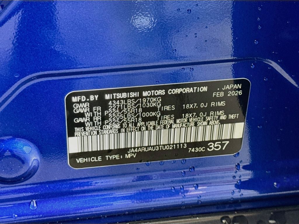 2026 Mitsubishi Outlander Sport 2.0 ES