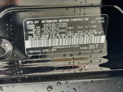 2026 Mitsubishi Outlander Sport 2.0 ES