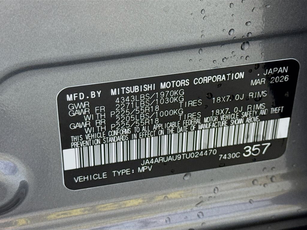 2026 Mitsubishi Outlander Sport 2.0 ES